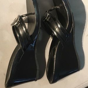 BCBG Paris black sandals